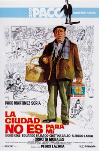 Don Diseño 5 razones el diseño no es para tu negocio 02 Paco Martinez Soria - Caratula - La ciudad no es para mi 1965