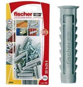 Don Diseño Conoces la ruta de tu cliente 02 tornillos Fischer SX - blíster tornillo más taco