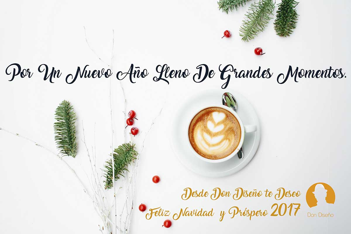DonDiseño - Diseña Tus Mejores Deseos Y Dales Forma - Feliz 2017 - Felicitacion navidad 2017 - 01