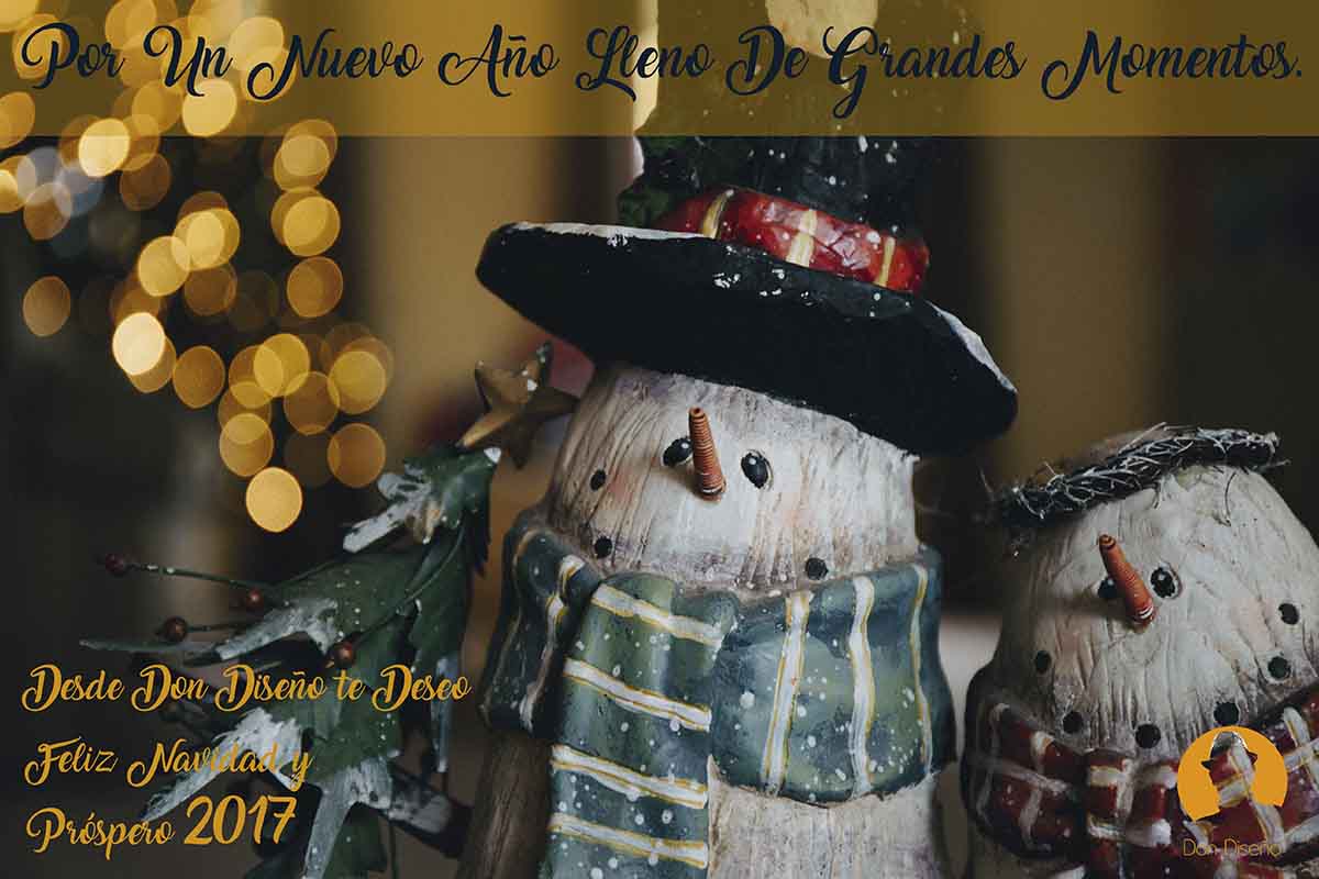 DonDiseño - Diseña Tus Mejores Deseos Y Dales Forma - Feliz 2017 - Felicitacion navidad 2017 - 02